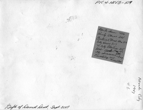 Back of Photo Back of Photo