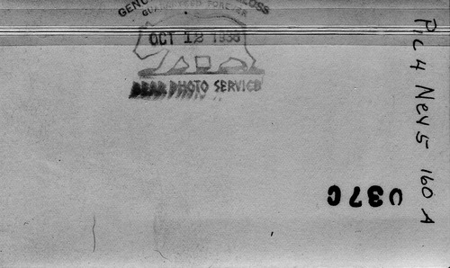 Back of Photo Back of Photo