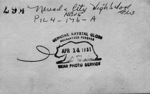 Click to see PIC 4-NEV5 176A-BACK of Nevada City (PIC 4-NEV)