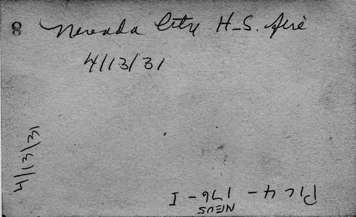 Click to see PIC 4-NEV5 176I-BACK of Nevada City (PIC 4-NEV)