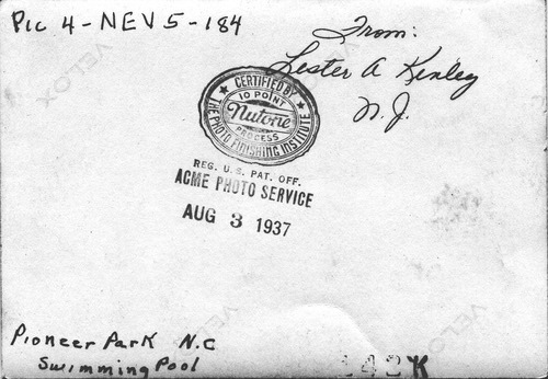 Back of Photo