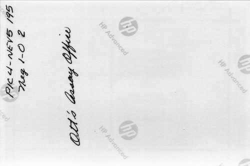 Back of Photo Back of Photo