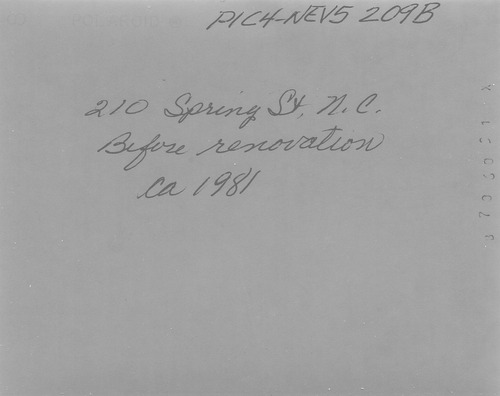 Back of Photo