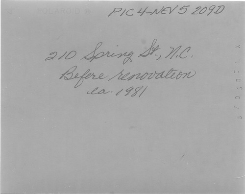 Back of Photo Back of Photo