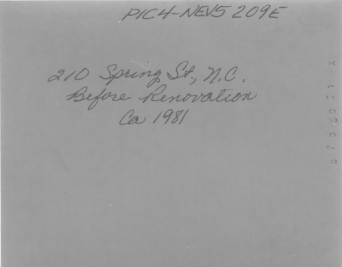 Back of Photo