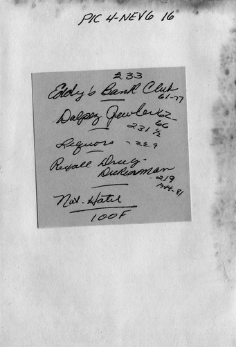 Back of Photo Back of Photo