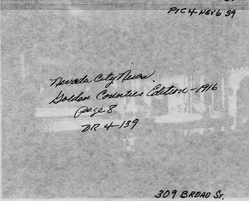 Back of Photo Back of Photo