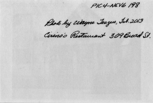 Back of Photo Back of Photo