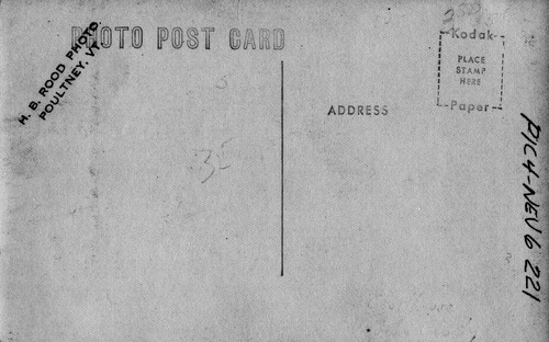 Back of Photo