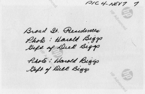 Back of Photo