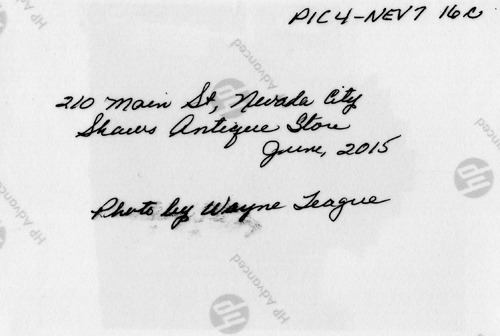 Click to see PIC 4-NEV7 16C-BACK of Nevada City (PIC 4-NEV)