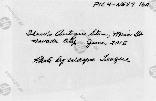 Click to see PIC 4-NEV7 16D-BACK of Nevada City (PIC 4-NEV)