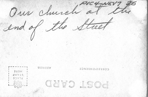 Back of Photo