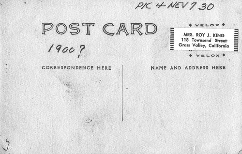 Back of Photo