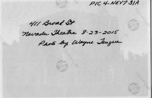 Click to see PIC 4-NEV7 31A-BACK of Nevada City (PIC 4-NEV)