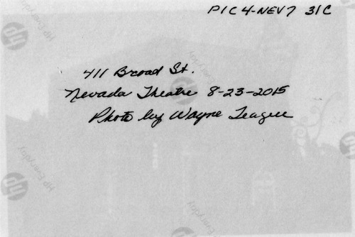 Click to see PIC 4-NEV7 31C-BACK of Nevada City (PIC 4-NEV)
