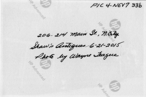 Click to see PIC 4-NEV7 33B-BACK of Nevada City (PIC 4-NEV)