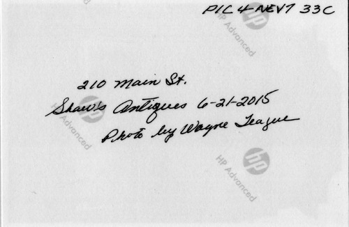 Click to see PIC 4-NEV7 33C-BACK of Nevada City (PIC 4-NEV)