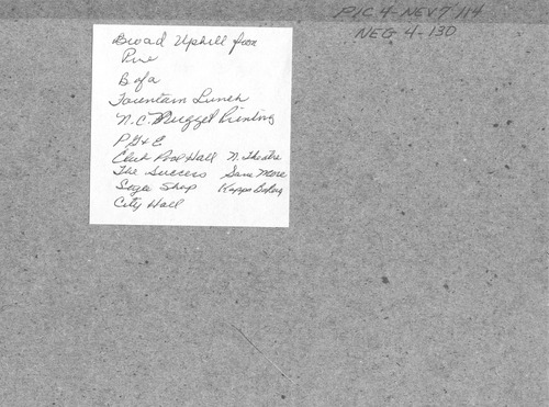 Back of Photo Back of Photo