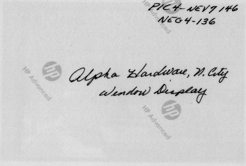 Back of Photo