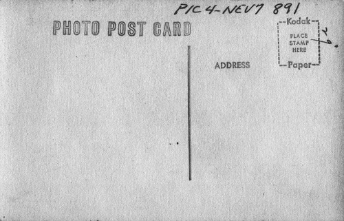 Back of Photo Back of Photo