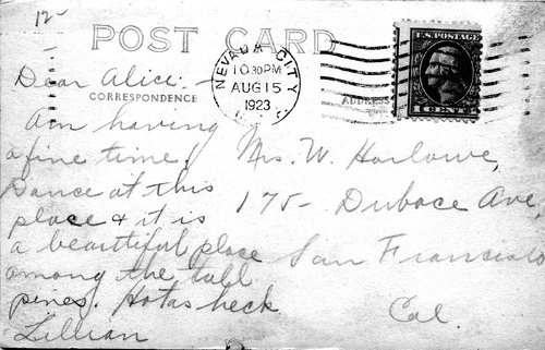 Back of Photo