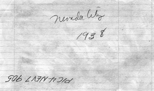 Back of Photo Back of Photo