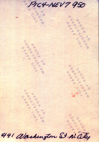Back of Photo