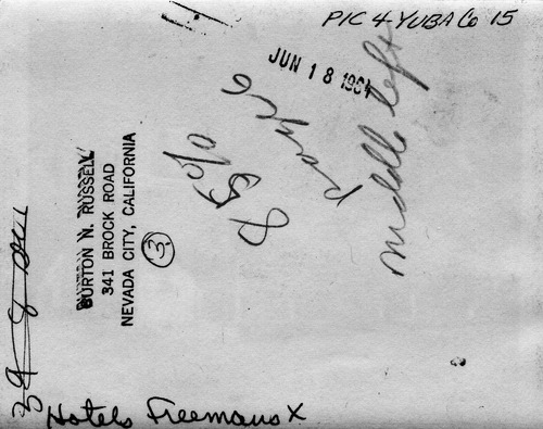 Back of Photo