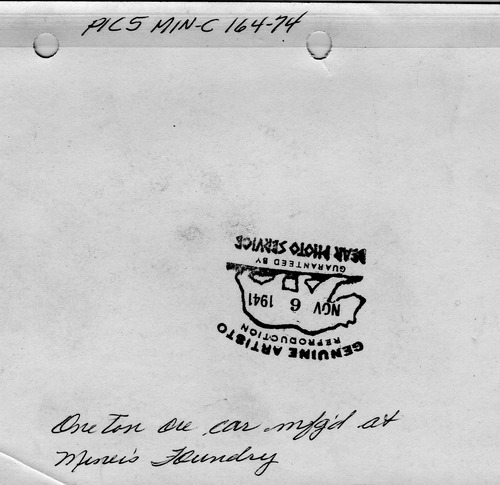 Back of Photo
