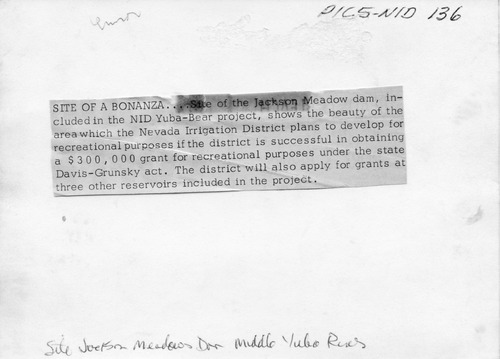 Click to see PIC 5-NID 136-BACK of Nevada Irrigation District (PIC 5-NID)