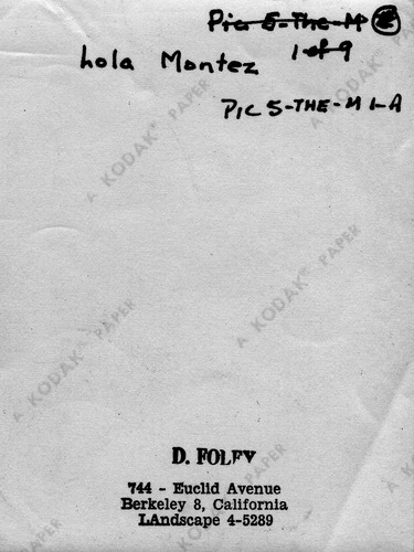 Back of Photo