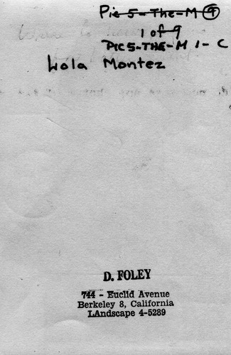 Back of Photo