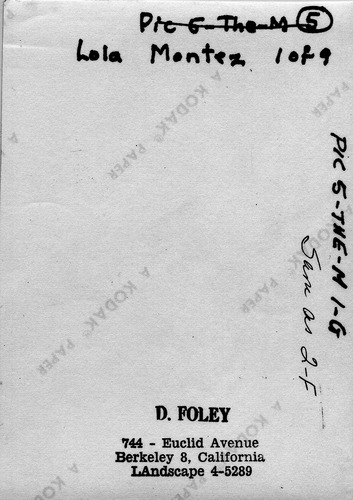 Back of Photo