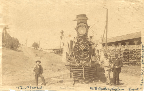 Click to see PIC 5-TRA-NAR ENG. #1-10 of NCNGRR steam engines (PIC 5-TRA-NAR ENG.)
