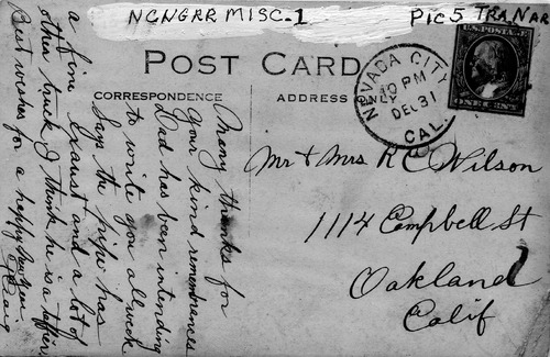 Back of Photo
