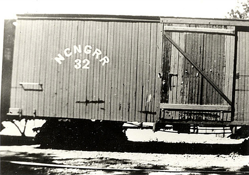 Click to see PIC 5-TRA-NAR ROLLING STOCK 40 of NCNGRR box cars, cabooses, etc. (PIC 5-TRA-NAR ROLLING STOCK)