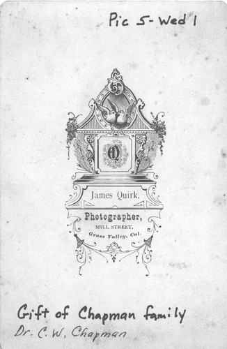 Back of Photo