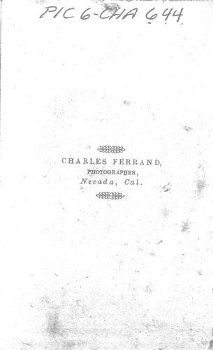 Click to see PIC 6-CHA 644-BACK of Chapman Collection (PIC 6-CHA)
