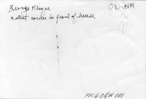 Back of Photo