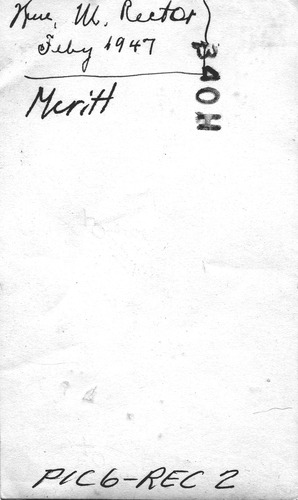 Back of Photo