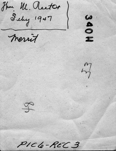 Back of Photo