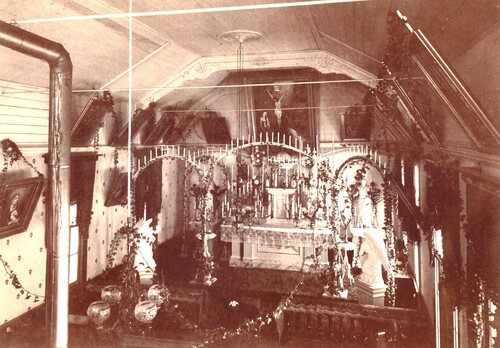 Click to see PIC 6-ST. MARY'S 17 (SOM GV-OLD CHAPEL FROM ABOVE) of Mount St. Mary's (PIC 6-ST. MARY'S)