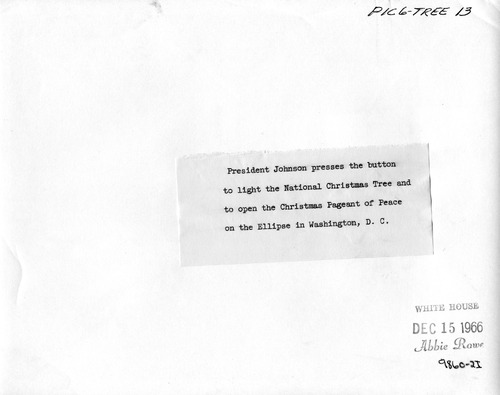 Click to see PIC 6-TREE 13-BACK of National Christmas Tree from Nevada County (PIC 6-TREE)