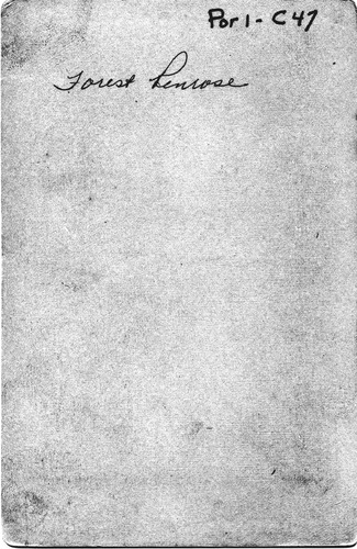 Back of Photo