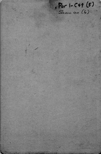 Click to see POR 1-C 49-5-BACK of Portraits (POR 1)