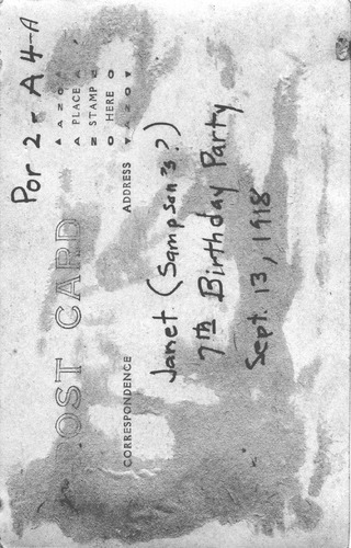 Back of Photo
