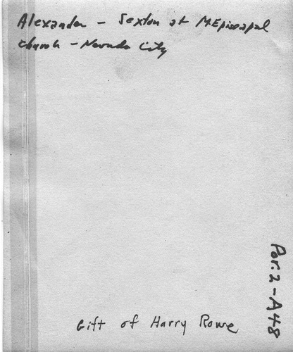 Back of Photo Back of Photo