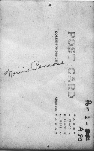 Back of Photo