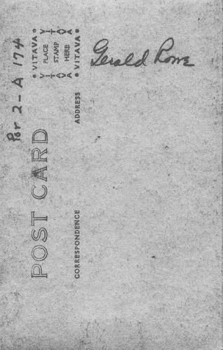 Back of Photo